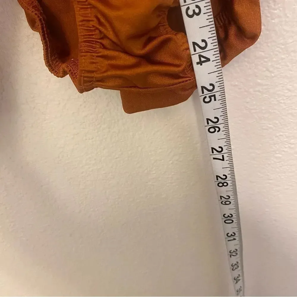 Kelle dance solo costume 2 piece Orange bronze contemporary lyrical 4235 SA